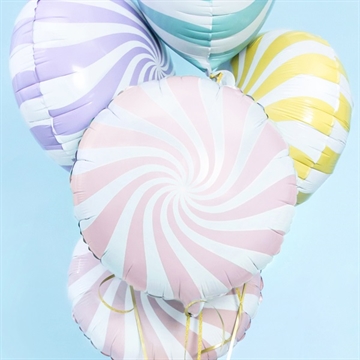 Folie Ballon Candy Slik Lyserød